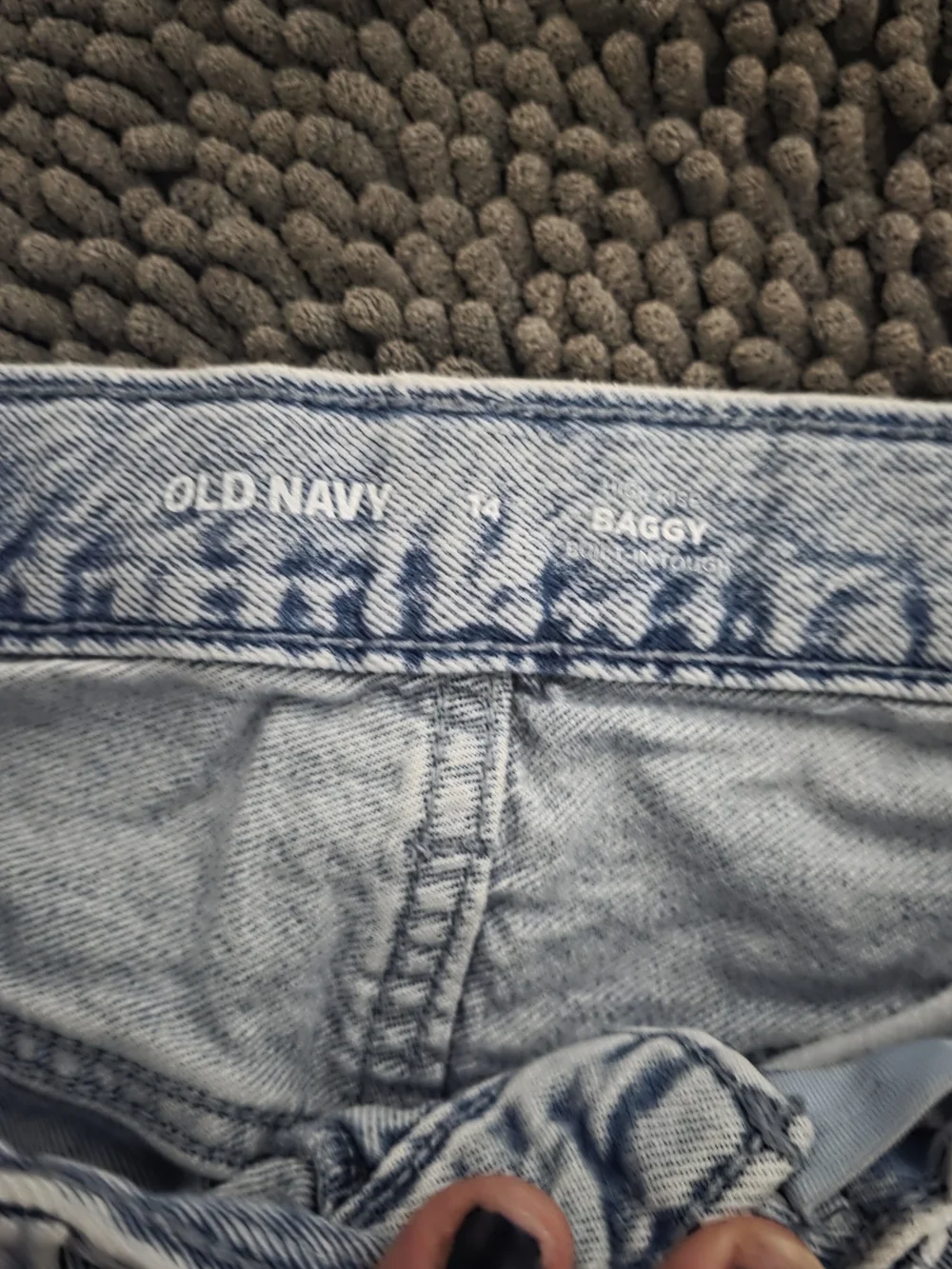 Old Navy Light Blue Denim Cargo Pants - Kids